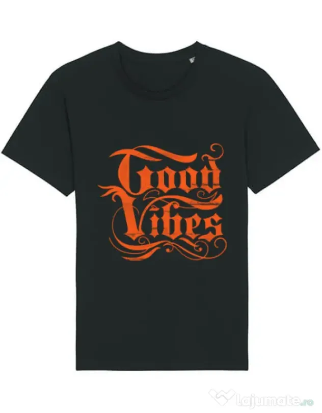 Tricou STANLEY STELLA barbat Good vibes Negru