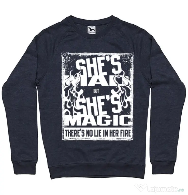 Bluza ADLER barbat Mad but magic Denim inchis