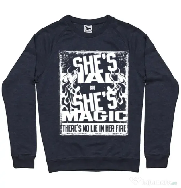Bluza ADLER barbat Mad but magic Denim inchis