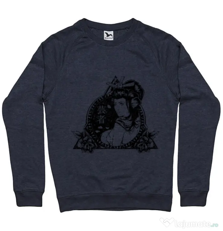 Bluza ADLER barbat Oriental vibes Denim inchis