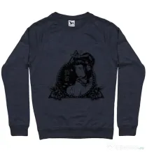 Bluza ADLER barbat Oriental vibes Denim inchis