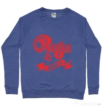 Bluza ADLER barbat Rules are for fools Albastru melanj