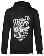 Hoodie barbat cu gluga There are no rules Negru