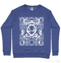Bluza ADLER barbat Viking rage Albastru melanj
