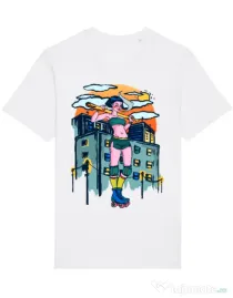 Tricou STANLEY STELLA barbat Bad girl Alb
