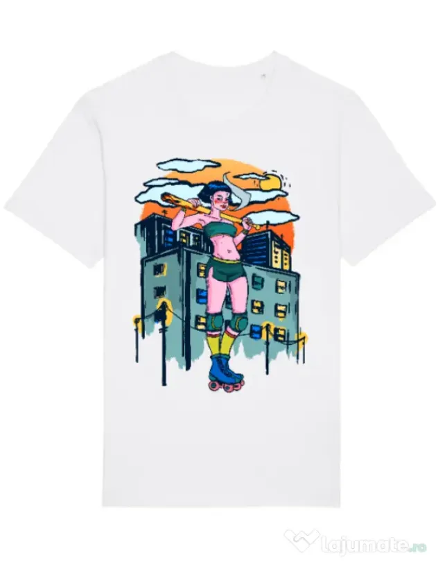Tricou STANLEY STELLA barbat Bad girl Alb