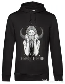 Hoodie barbat cu gluga The Daughters Of The Moon Negru
