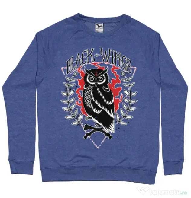 Bluza ADLER barbat Black wings Albastru melanj