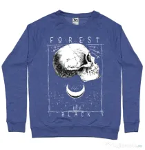 Bluza ADLER barbat Forest Black Albastru melanj