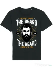 Tricou STANLEY STELLA barbat The beard choice Negru