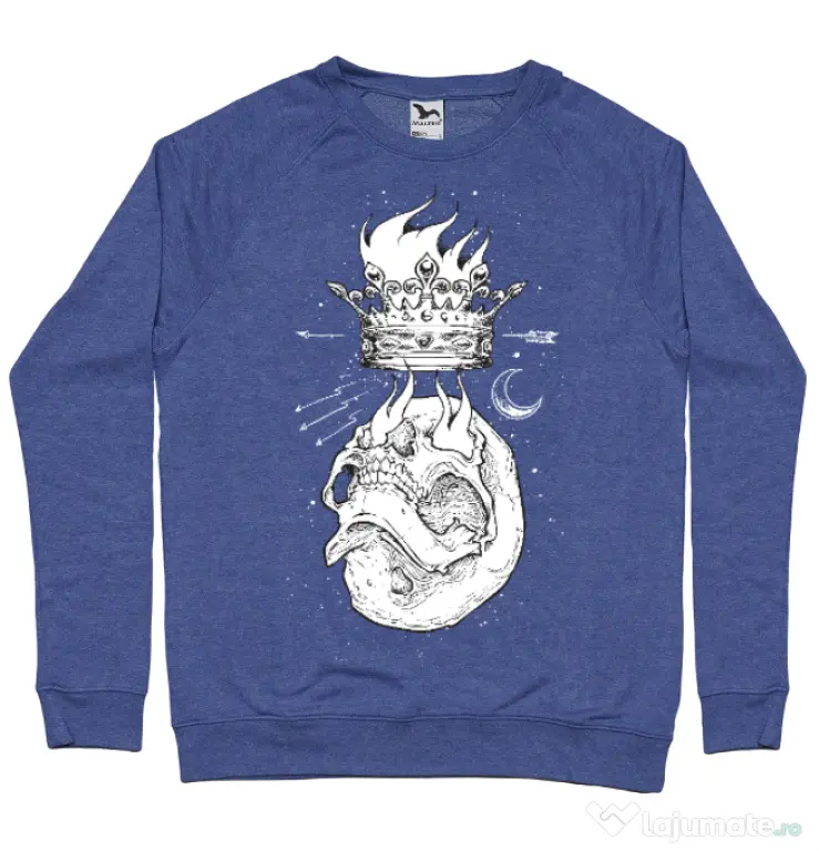 Bluza ADLER barbat Flames Albastru melanj