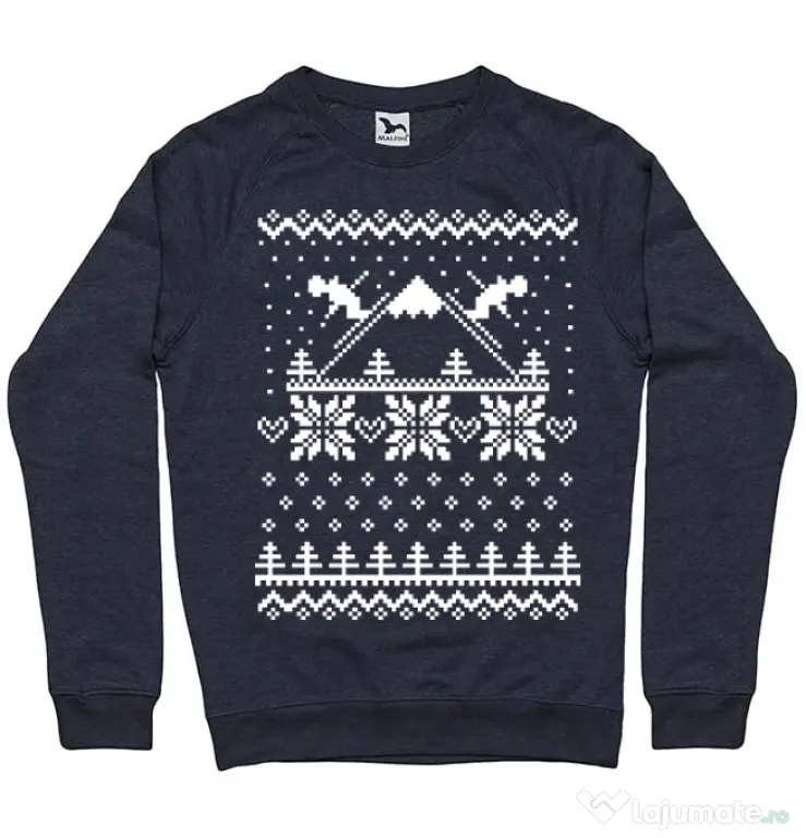 Bluza ADLER barbat Ski time Denim inchis