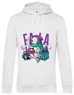 Hoodie barbat cu gluga Christmas Carol Alb