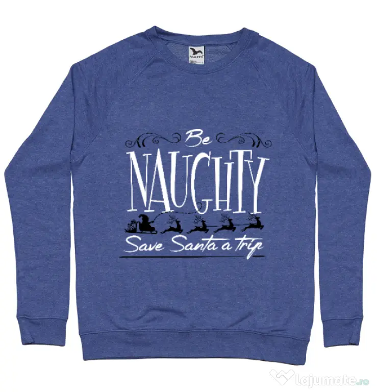 Bluza ADLER barbat Be naughty Albastru melanj