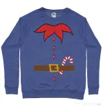 Bluza ADLER barbat Elf Albastru melanj