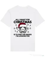 Tricou STANLEY STELLA barbat Christmas Trooper Alb