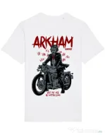 Tricou STANLEY STELLA barbat Arkham garage Alb
