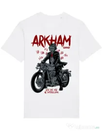 Tricou STANLEY STELLA barbat Arkham garage Alb