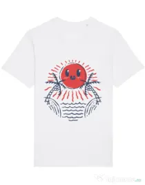 Tricou STANLEY STELLA barbat Hello sunset Alb