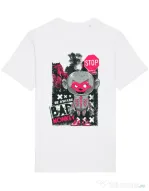 Tricou STANLEY STELLA barbat Bad monkey Alb