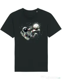 Tricou STANLEY STELLA barbat Football kick Negru