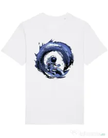 Tricou STANLEY STELLA barbat Surfing in space Alb