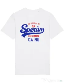 Tricou STANLEY STELLA barbat Sa zicem ca da Alb