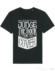 Tricou STANLEY STELLA barbat Book cover Negru