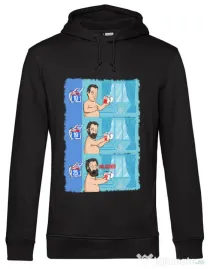 Hoodie barbat cu gluga Funny wilson Negru
