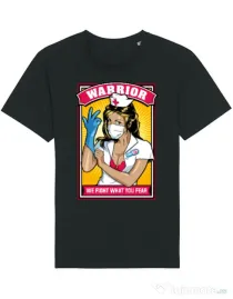 Tricou STANLEY STELLA barbat Fight what we fear Negru