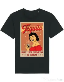 Tricou STANLEY STELLA barbat Worth a shot Negru
