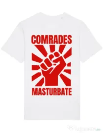 Tricou Burlaci STANLEY STELLA Comrades masturbate Alb