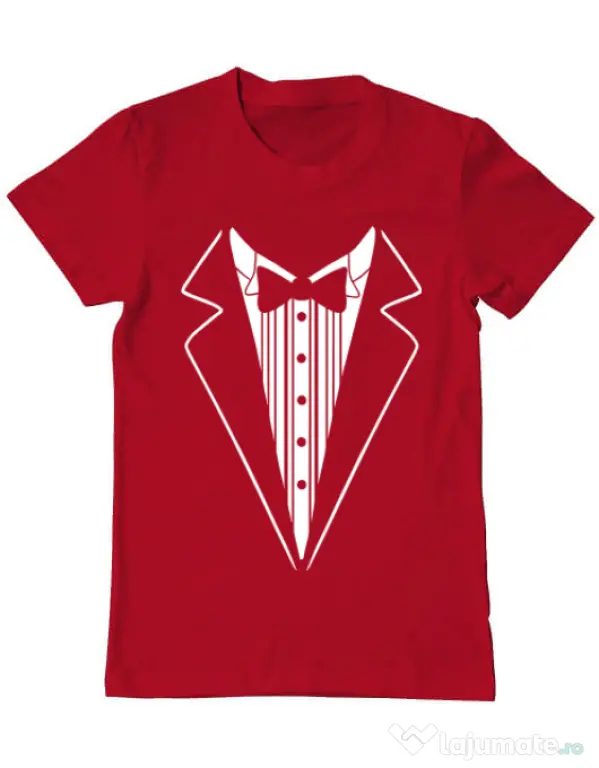 Tricou Mire ADLER Tuxedo Rosu