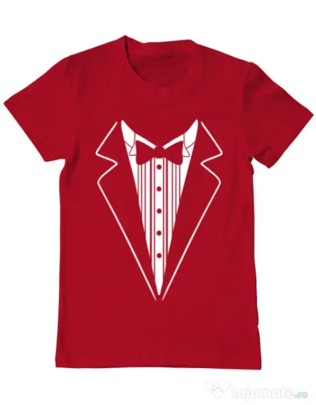 Tricou Mire ADLER Tuxedo Rosu