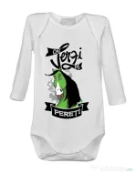 Baby body Cai verzi Alb
