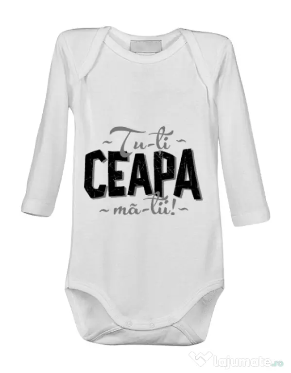 Baby body Ceapa ma-tii Alb