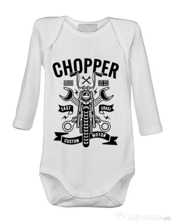 Baby body Chopper Alb