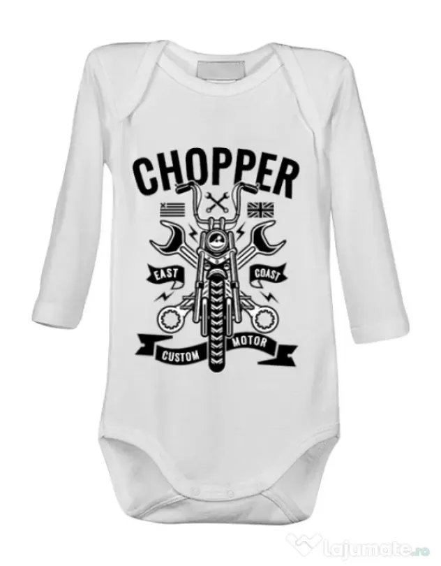 Baby body Chopper Alb