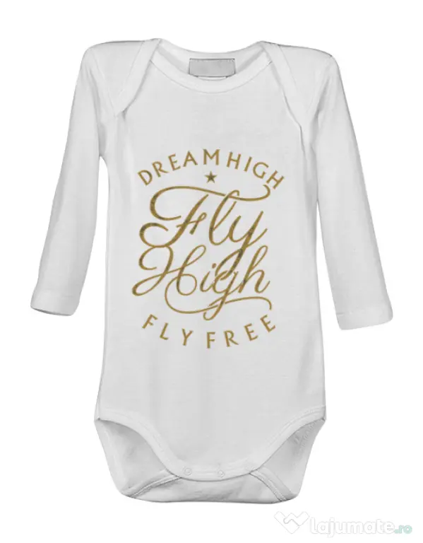 Baby body Fly High Alb