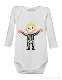 Baby body Halloween Skull Alb