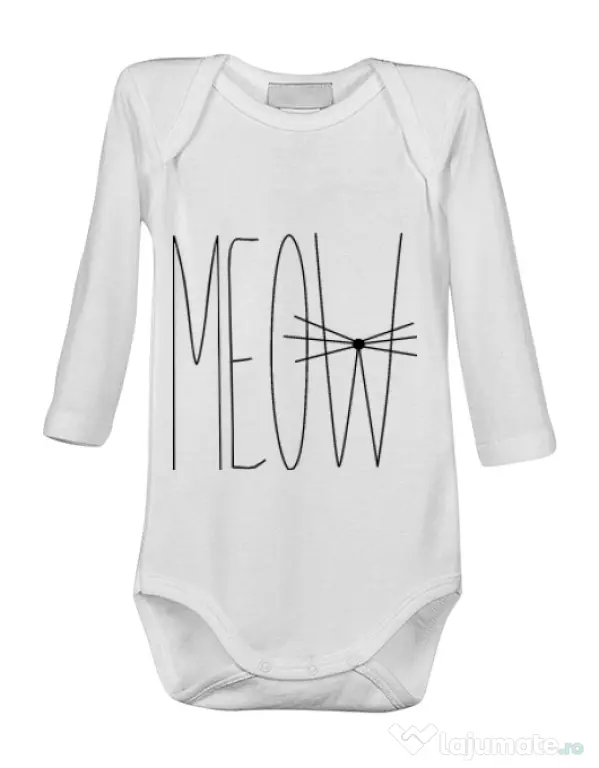 Baby body I am a cat Alb
