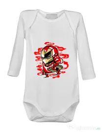 Baby body Iron Skate Alb