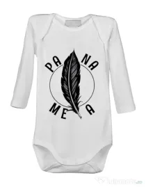Baby body Pana mea Alb