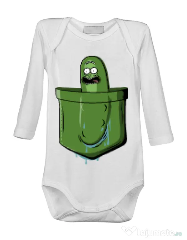 Baby body Pocket Pickle Alb