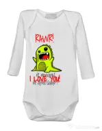 Baby body Rawr Alb