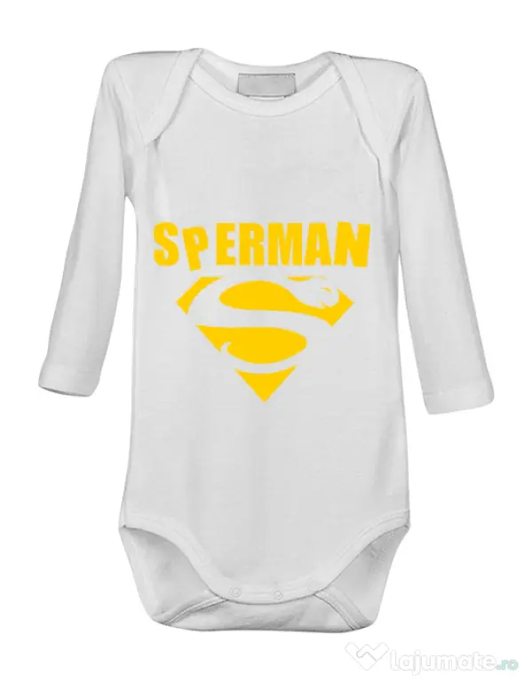 Baby body Sperman Alb