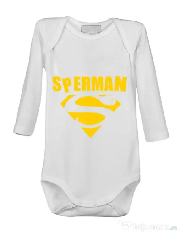 Baby body Sperman Alb