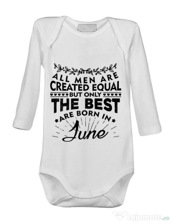 Baby body The best men are born in June Alb