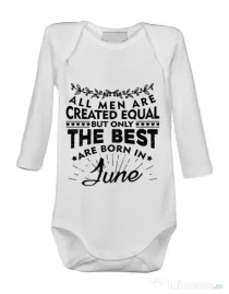 Baby body The best men are born in June Alb