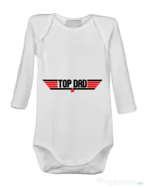 Baby body Top dad Alb